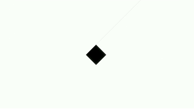 十种抽象的多形状三角形和正方形线条波笔刷笔划条纹黑白运动电视电影过渡背景，动画用阿尔法漆视频下载