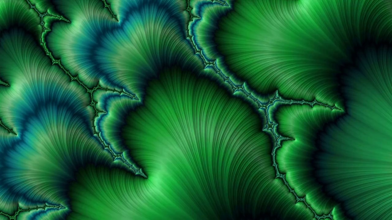 綠色迷幻運動背景像植物視頻素材