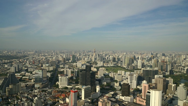 泰国曼谷城市景观天际线视频素材