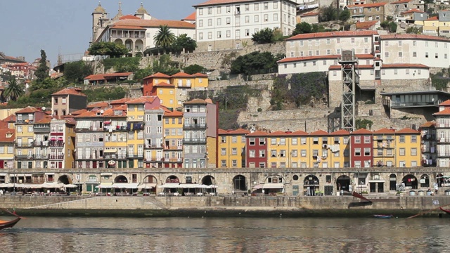 波尔图,葡萄牙船视频素材