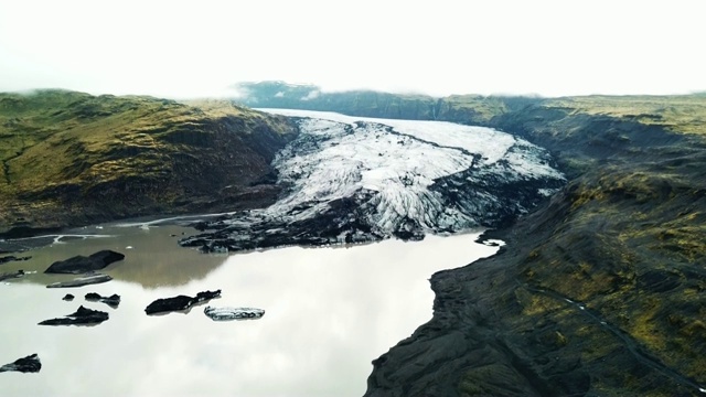 冰岛的冰川视频素材
