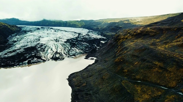 冰岛的冰川视频素材