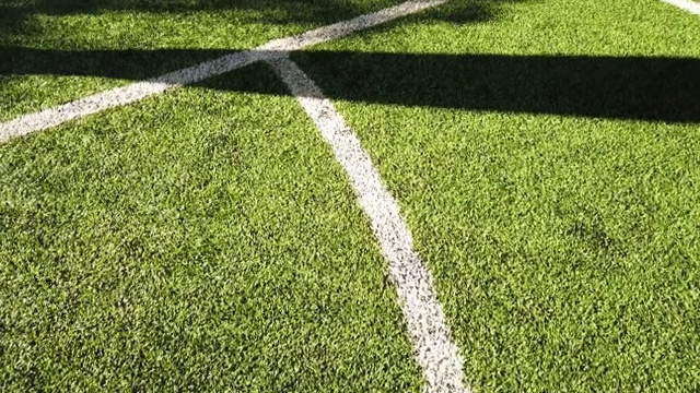 室内足球训练场的曲线视频素材