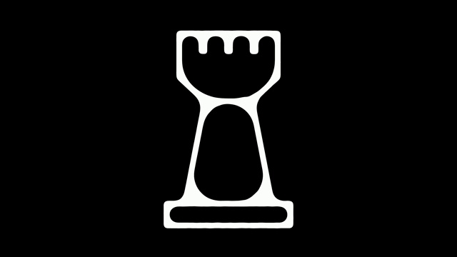 象棋策略黑板线与阿尔法动画视频下载