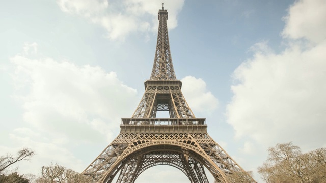 埃菲尔铁塔巴黎日落视频素材