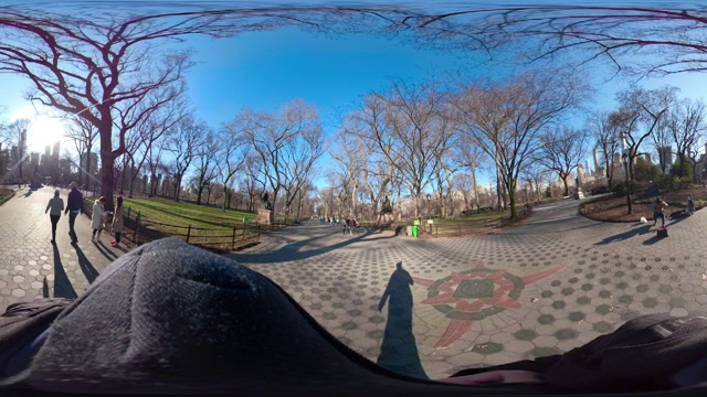 360 VR纽约中央公园POV曼哈顿步行视频下载