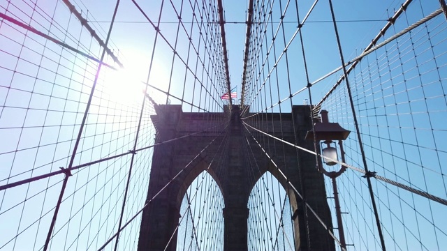 布鲁克林大桥上的曼哈顿视频下载