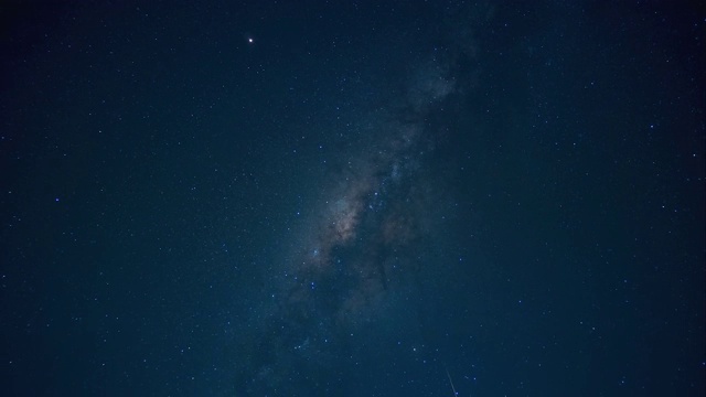 印度尼西亚中央银河系的延时图视频下载