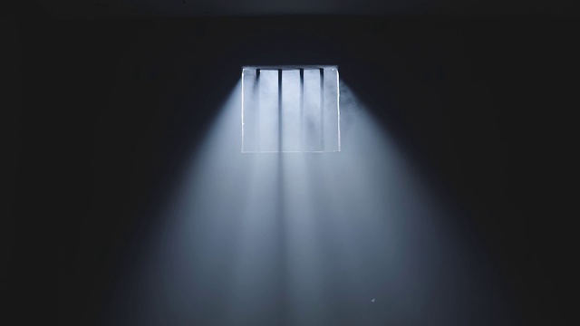 一个监狱窗口视频素材