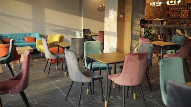 现代咖啡馆视频素材
