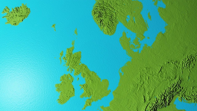 地球北海图视频素材