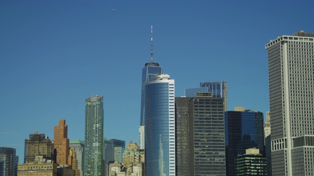 曼哈顿市中心的摩天大楼视频下载