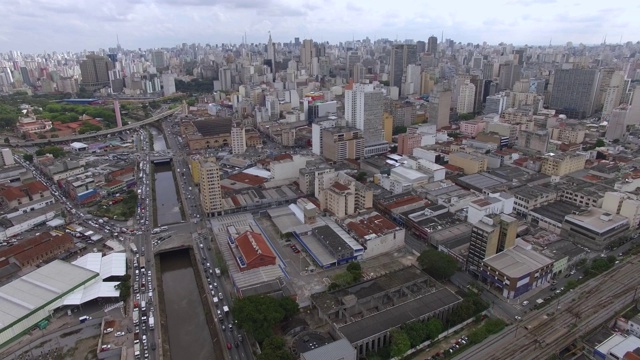 世界上的大城市。巴西圣保罗市。视频下载