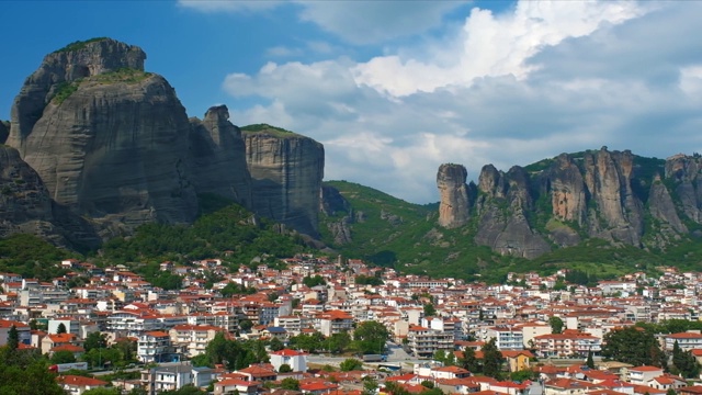 希腊迈特拉的风景优美视频素材