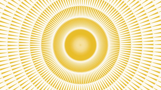 摘要同心圆太阳光线背景在一种视错觉催眠漩涡-环视频素材