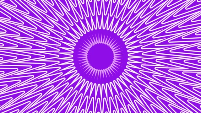 抽象紫色迷幻花动画背景-环视频素材