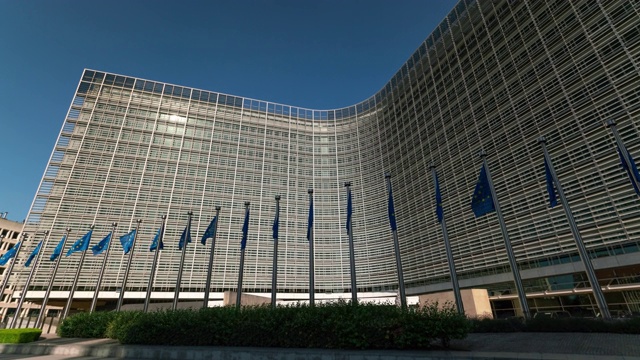 欧洲委员会视听服务在布鲁塞尔的Hyperlapse视频下载