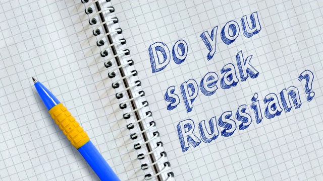 你会说俄语吗?视频素材