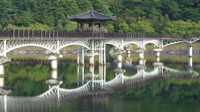 韩国安东的威陵屿大桥视频下载