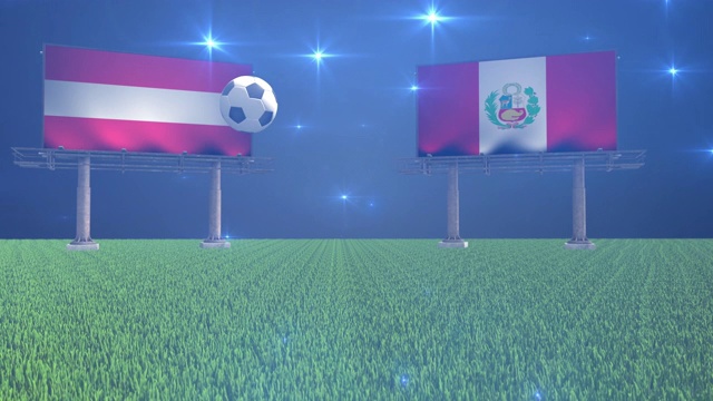 奥地利对秘鲁视频素材