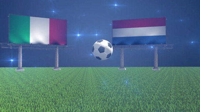 意大利vs荷兰视频素材