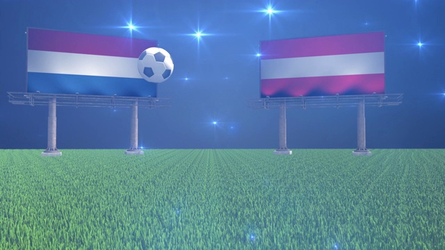 荷兰vs奥地利视频素材
