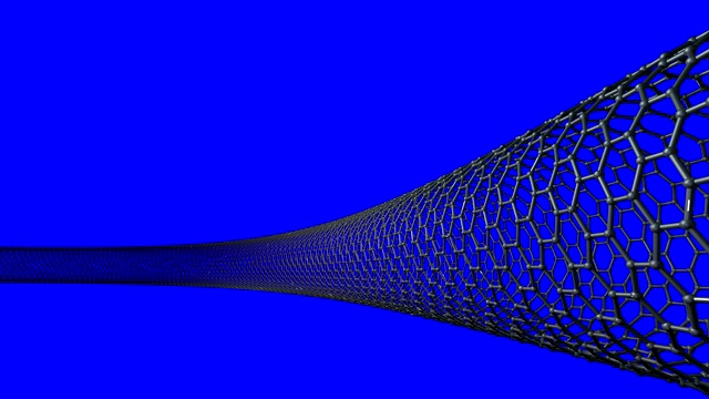 碳纳米管结构，六角形3d视频下载