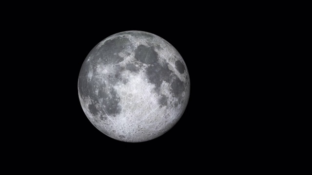 月亮周期或月亮相位動畫視頻素材