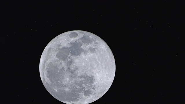 移动的月球空间图像。视频素材