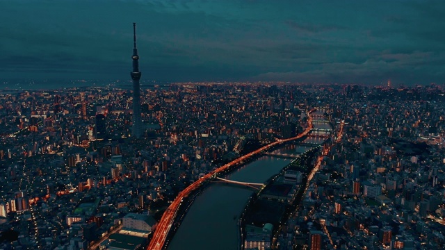 日本東京的航拍視頻下載
