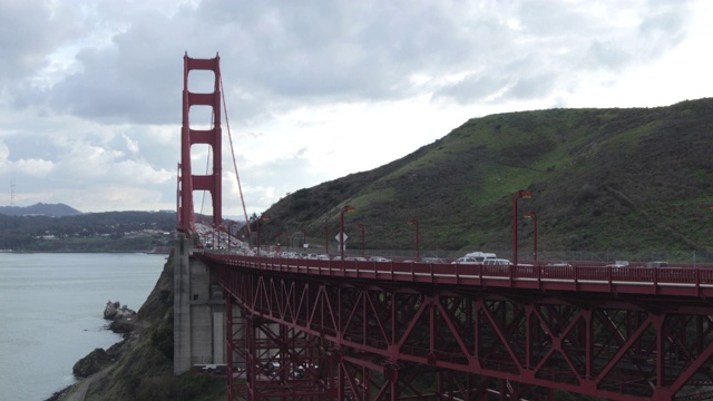 旧金山的金门大桥视频素材