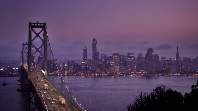 商圈通桥。旧金山视频素材