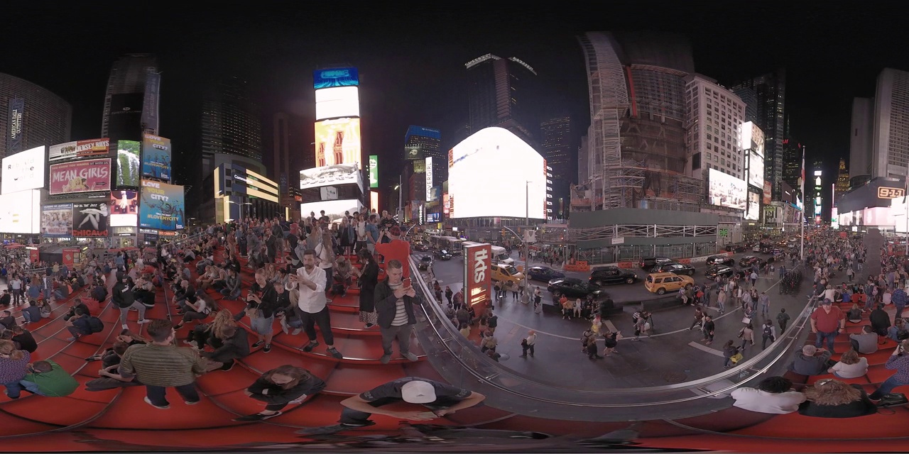 360 VR时代广场，美国纽约曼哈顿视频下载