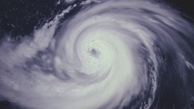 颶風風暴龍卷風，衛星圖像。這段視頻由美國宇航局提供視頻素材