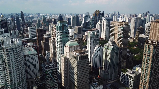 曼谷摩天大楼，曼谷CBD，泰国视频素材