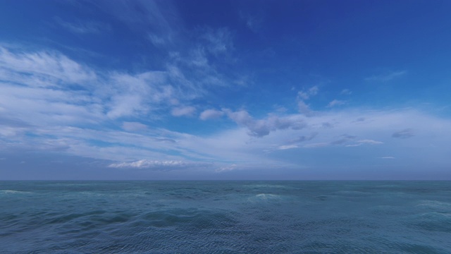 田园诗般的海洋背景视频素材