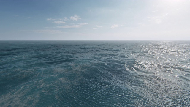 田园诗般的海洋背景视频素材