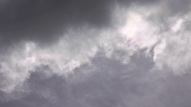 云在天空中移动视频素材