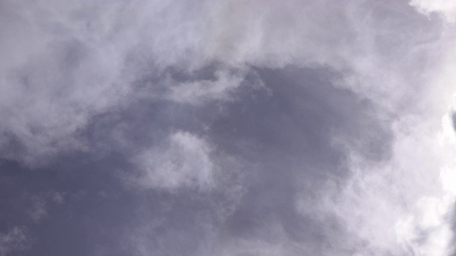 云在天空中移动视频素材