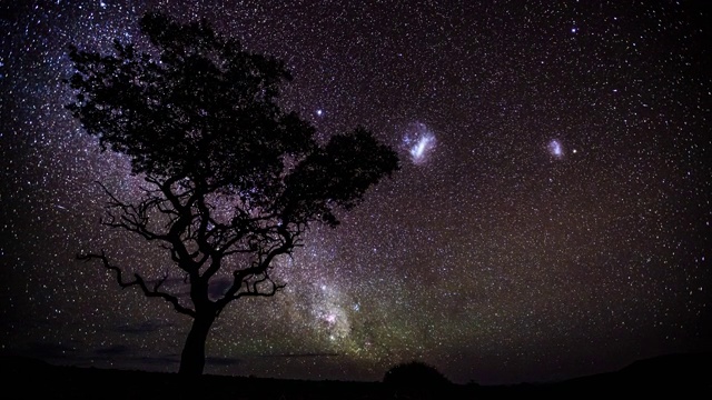 蒂马拉普斯银河，帕尔姆瓦格，纳米比亚视频下载
