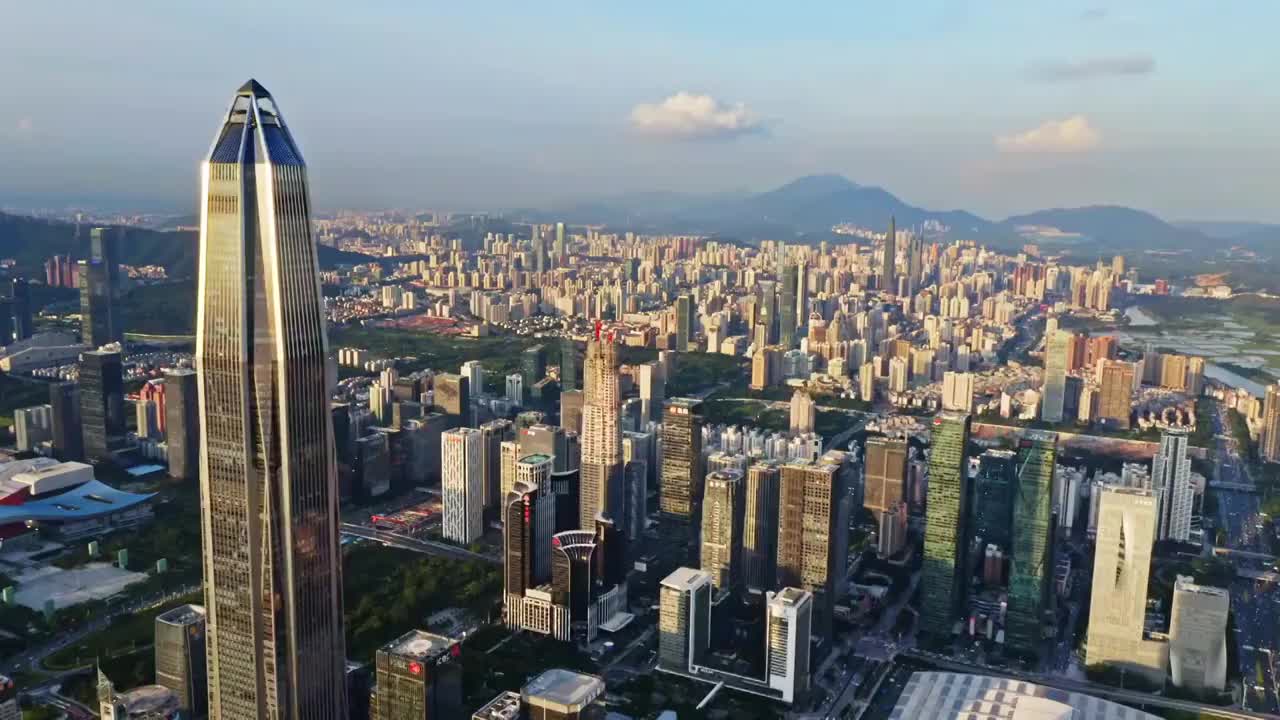 深圳市鸟瞰图视频下载