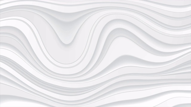 灰白色平滑折射波抽象运动背景视频素材