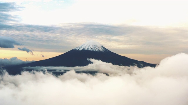 富士山鸟瞰图视频购买