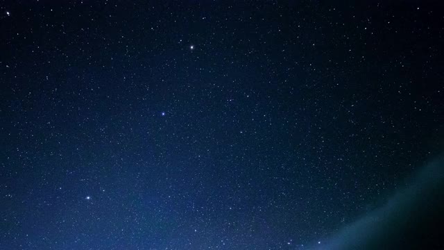 夜空中的星星视频素材