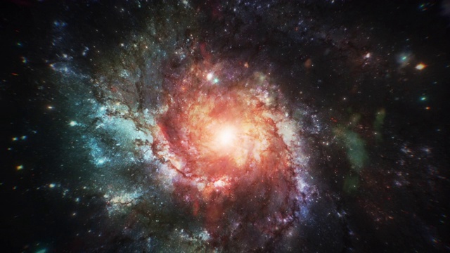 深空銀河之旅視頻素材