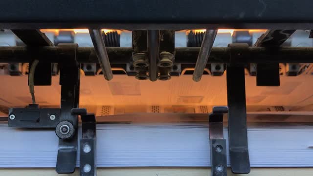 印刷厂的胶印机视频下载