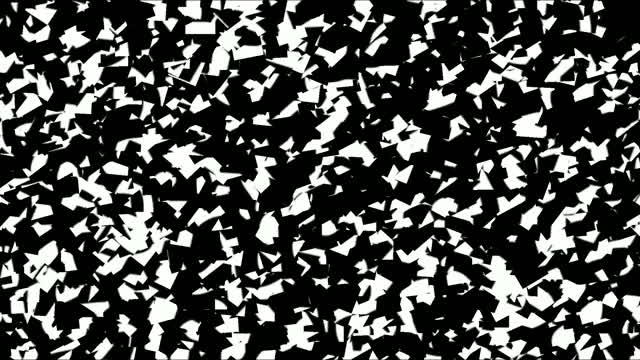 黑色和白色的形状在波浪-动画视频素材