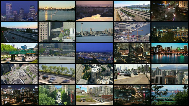 视频蒙太奇城市与交通视频下载