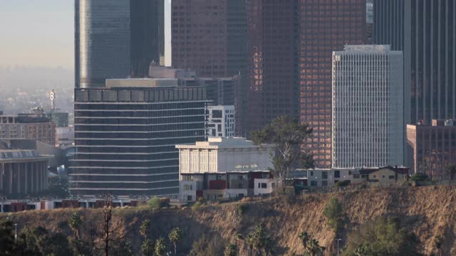 洛杉矶市中心的建筑视频素材