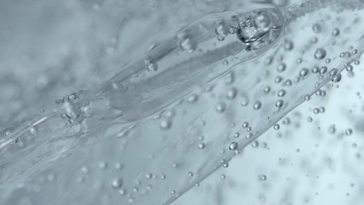 液體中的氣泡視頻素材